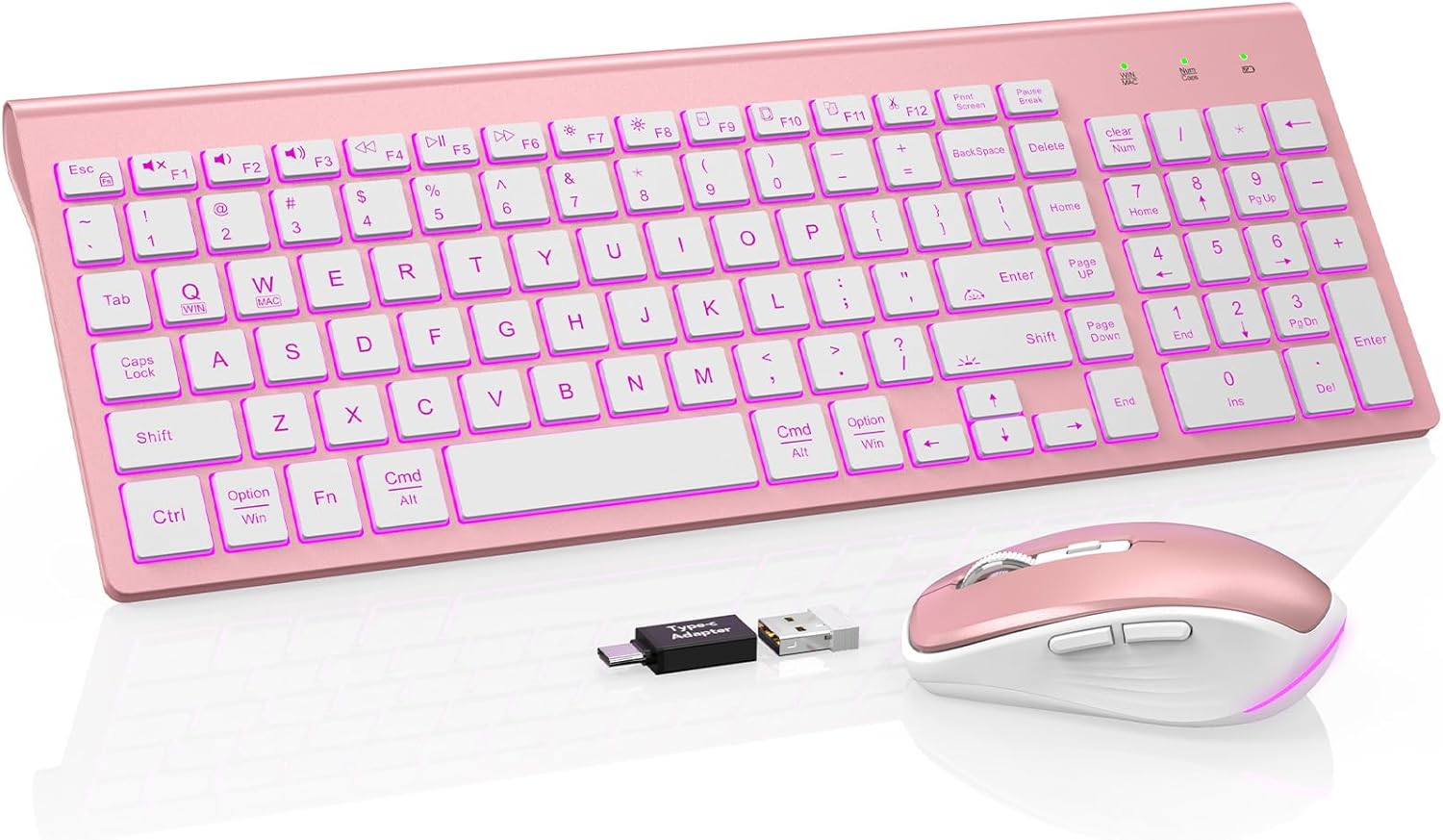 Wireless Keyboard and Mouse Combo KM61 PRO