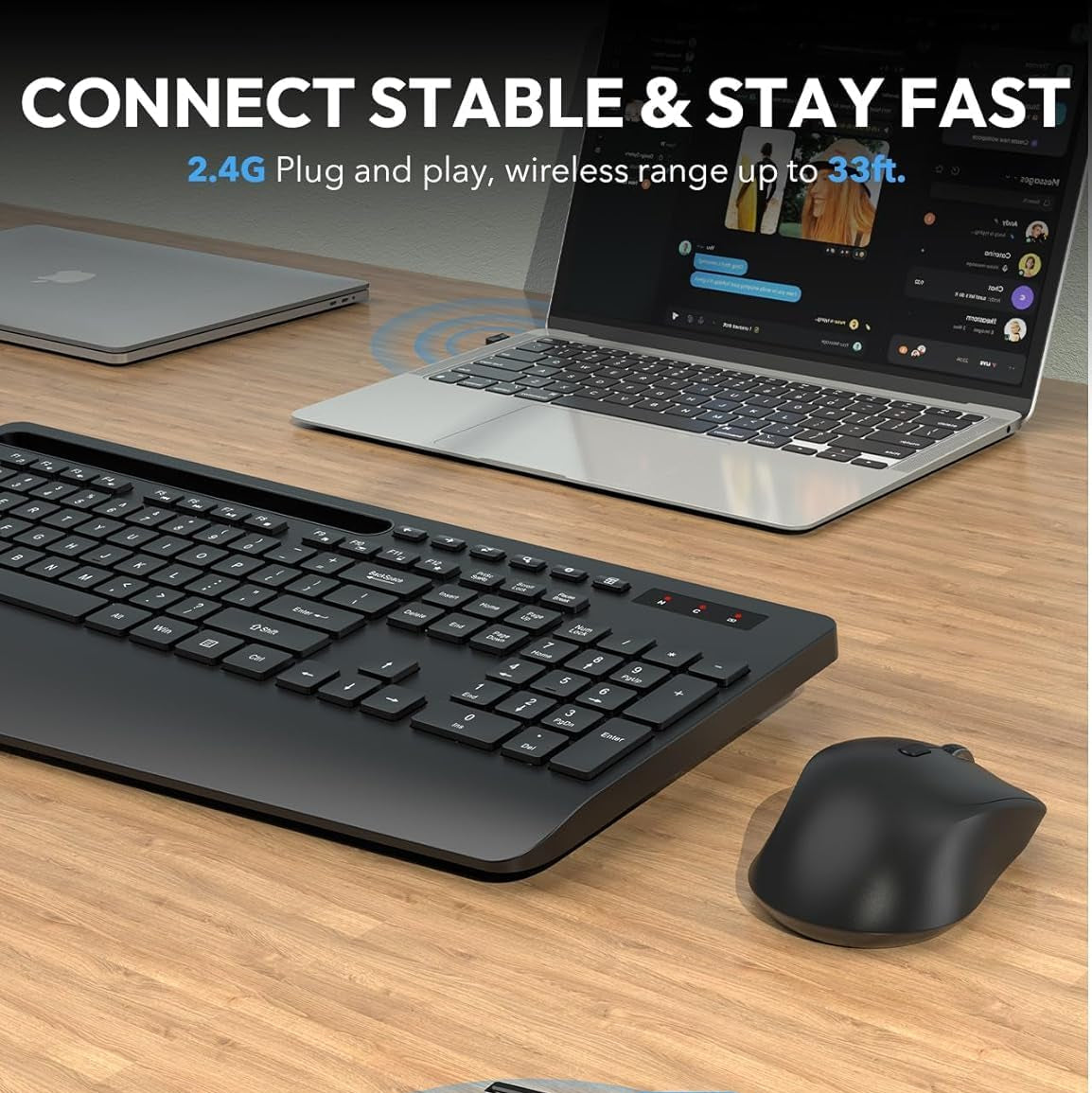 Wireless Keyboard and Mouse Combo KM23
