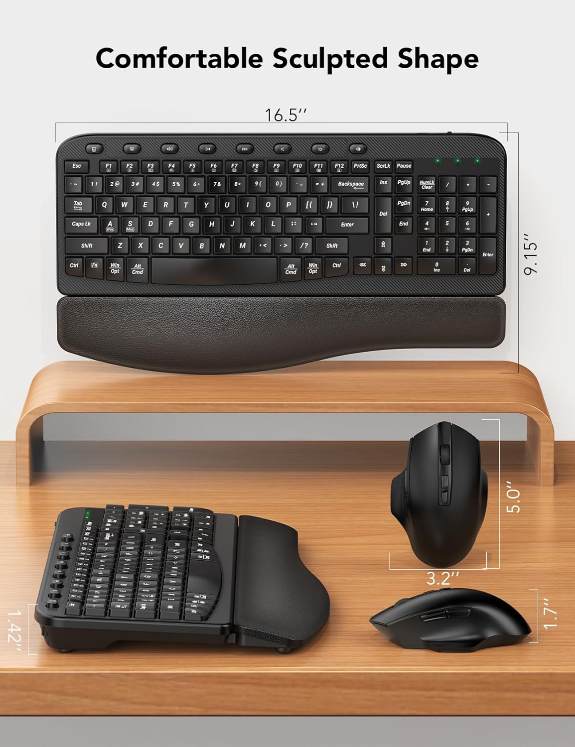 Wireless Keyboard and Mouse Combo MA12
