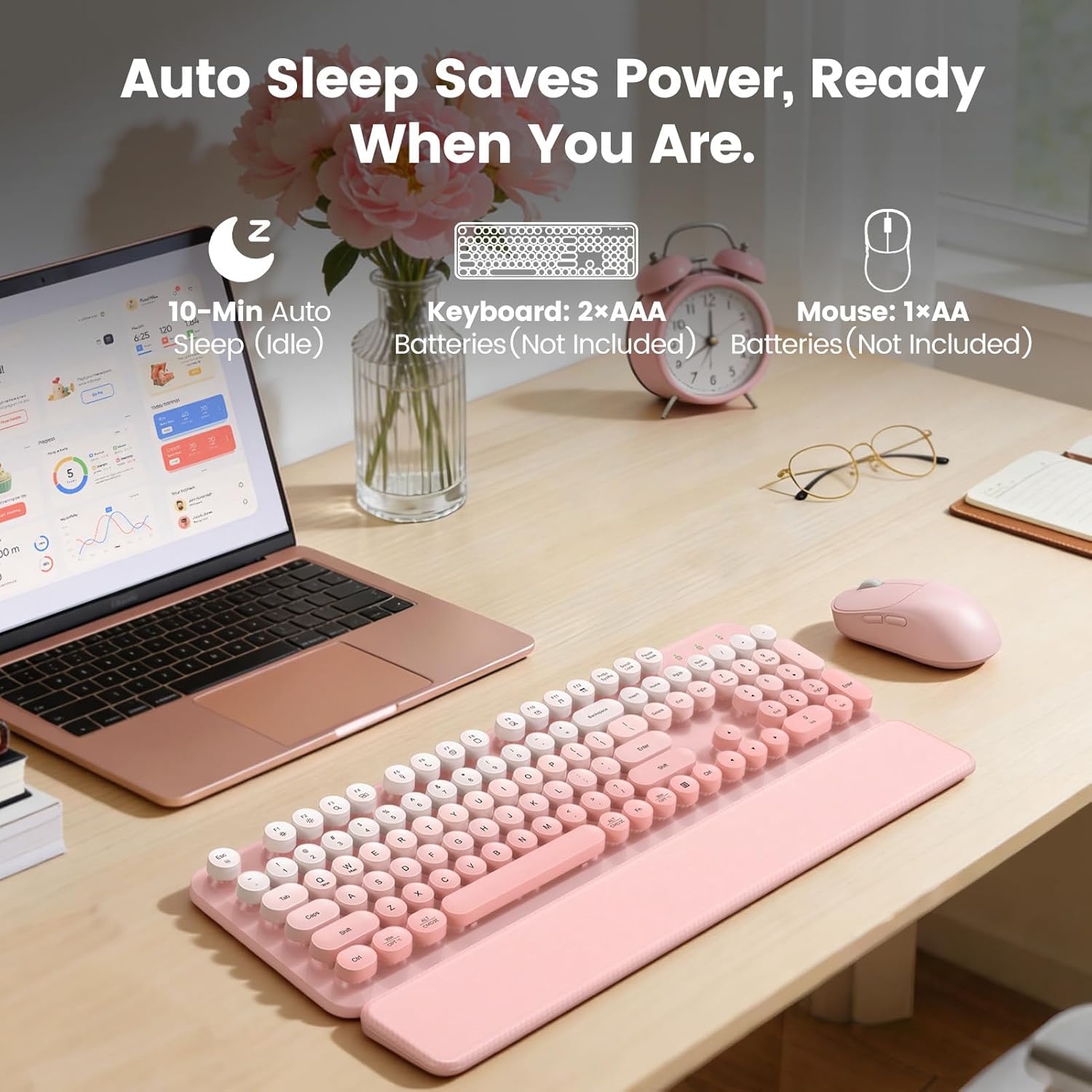 Wireless Keyboard and Mouse Combo CK23Plus