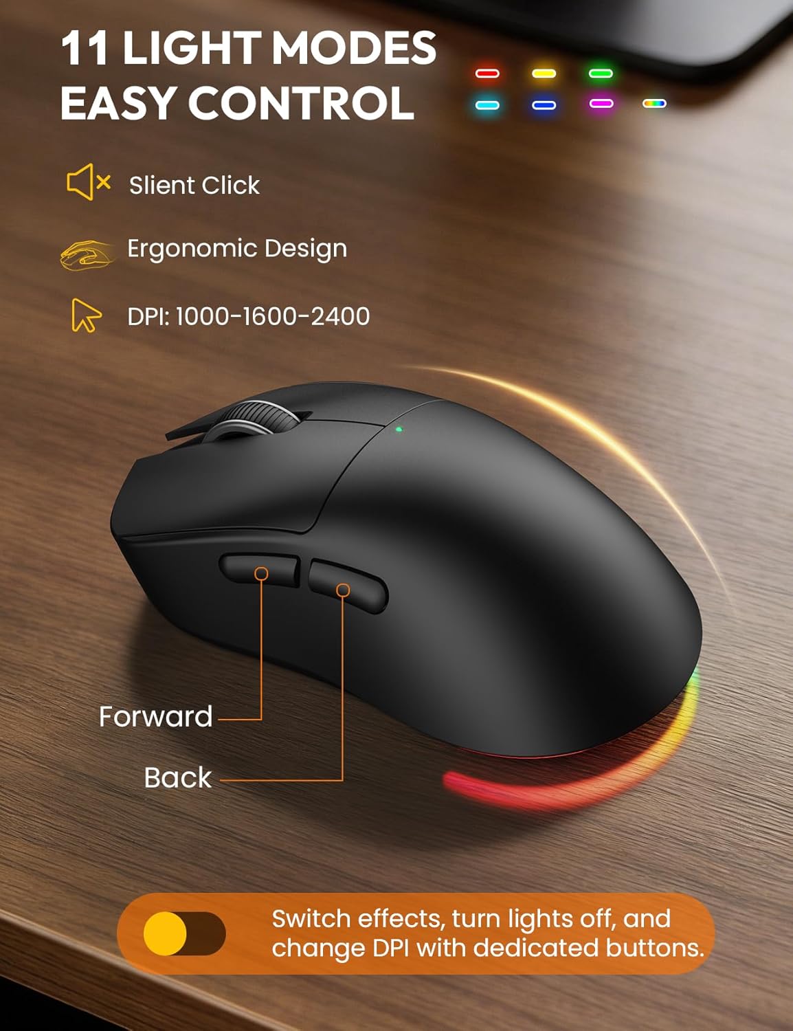 Sablute Wireless Retro Keyboard and Mouse Combo CK13 Pro