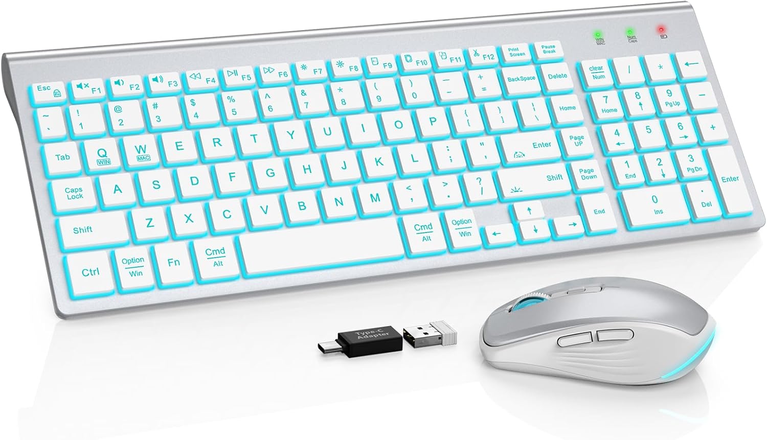 Wireless Keyboard and Mouse Combo KM61 PRO