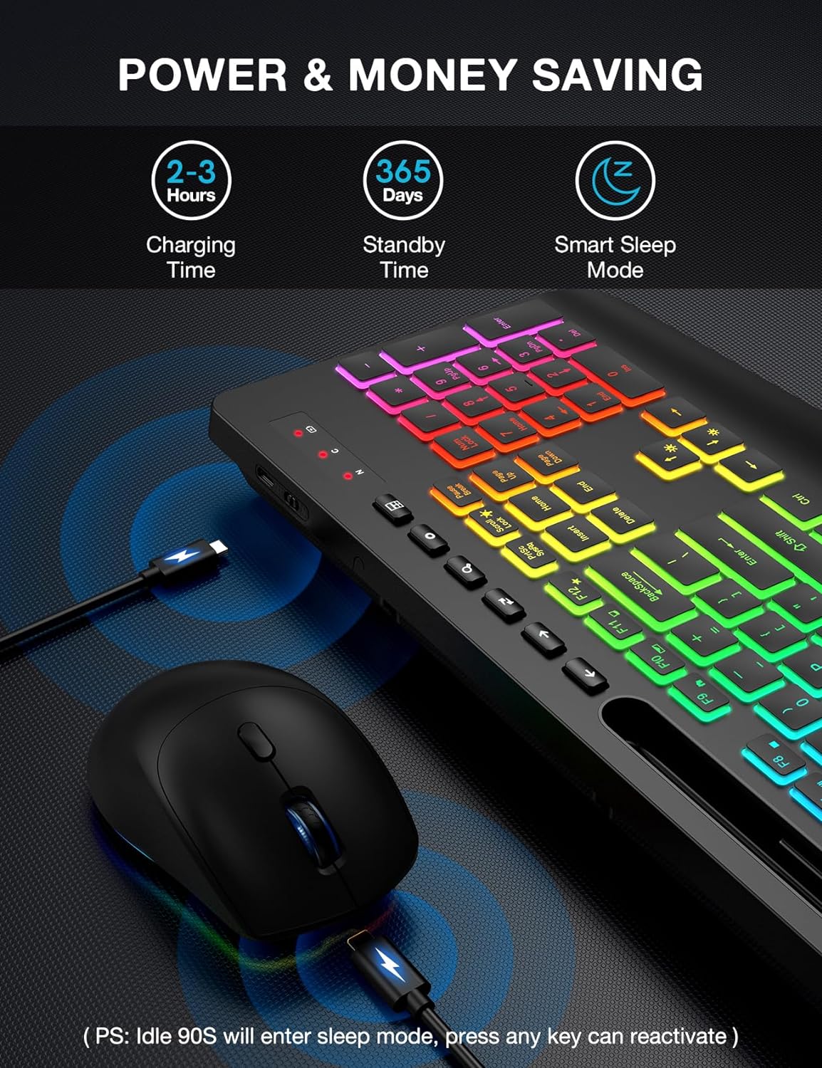 Wireless Keyboard and Mouse Combo KL3 PRO