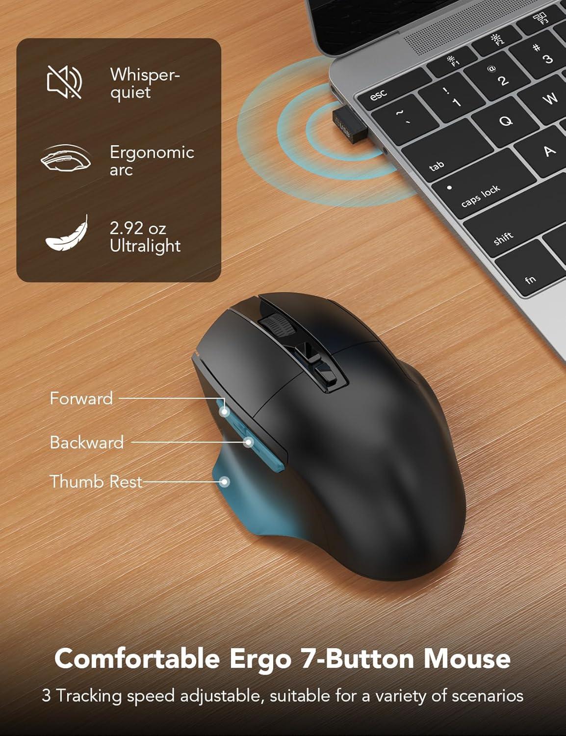 Wireless Keyboard and Mouse Combo MA12