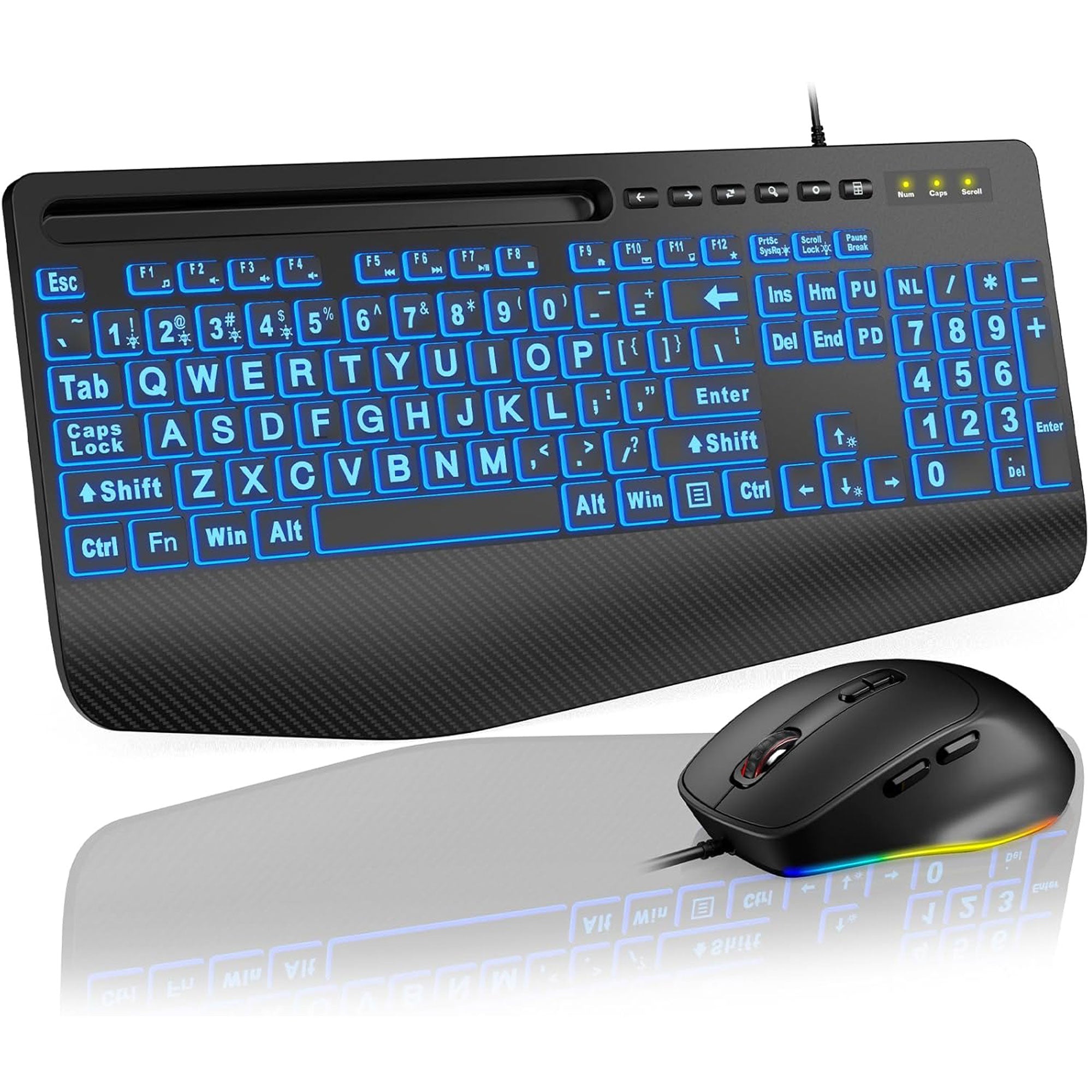 Sablute KM21Pro Wired Keyboard Mouse Combo