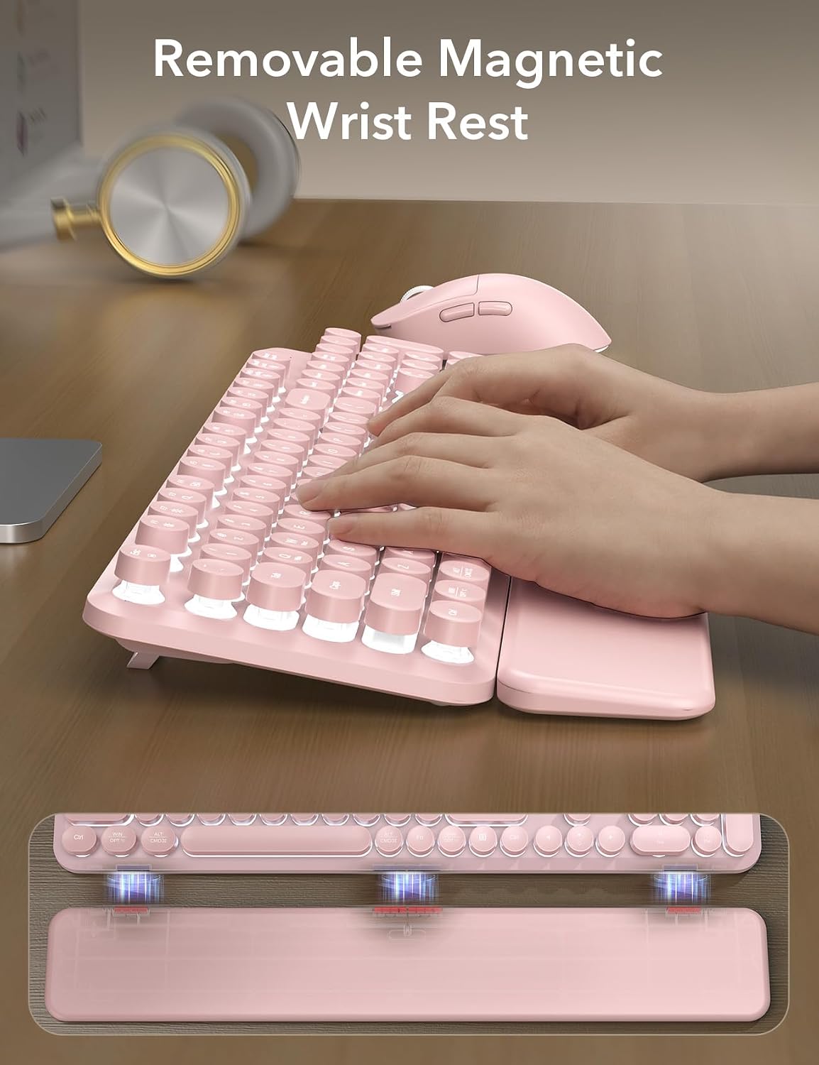 Sablute Wireless Backlit Keyboard and Mouse Combo CK23 Pro