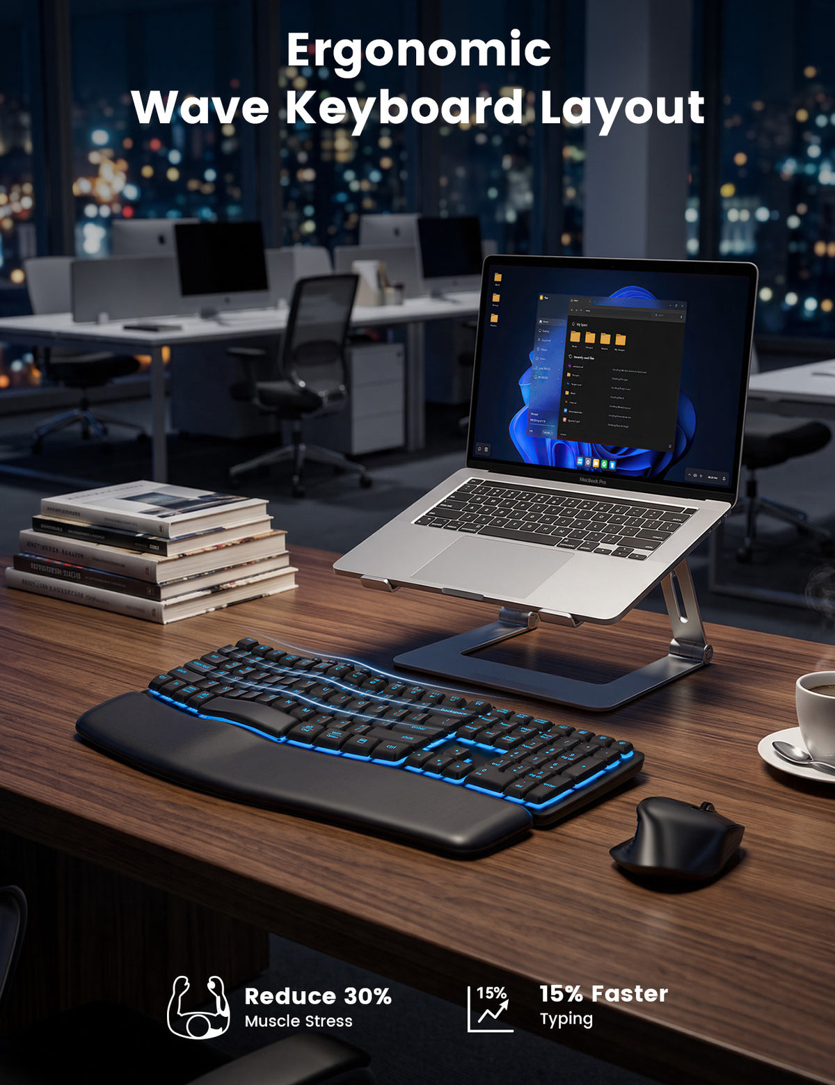 SABLUTE M41 Pro Wireless Keyboard and Mouse Combo