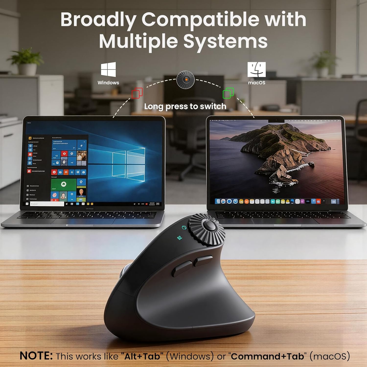 Sablute Ergonomic Vertical Wireless Mouse for S/M Hands MAM51