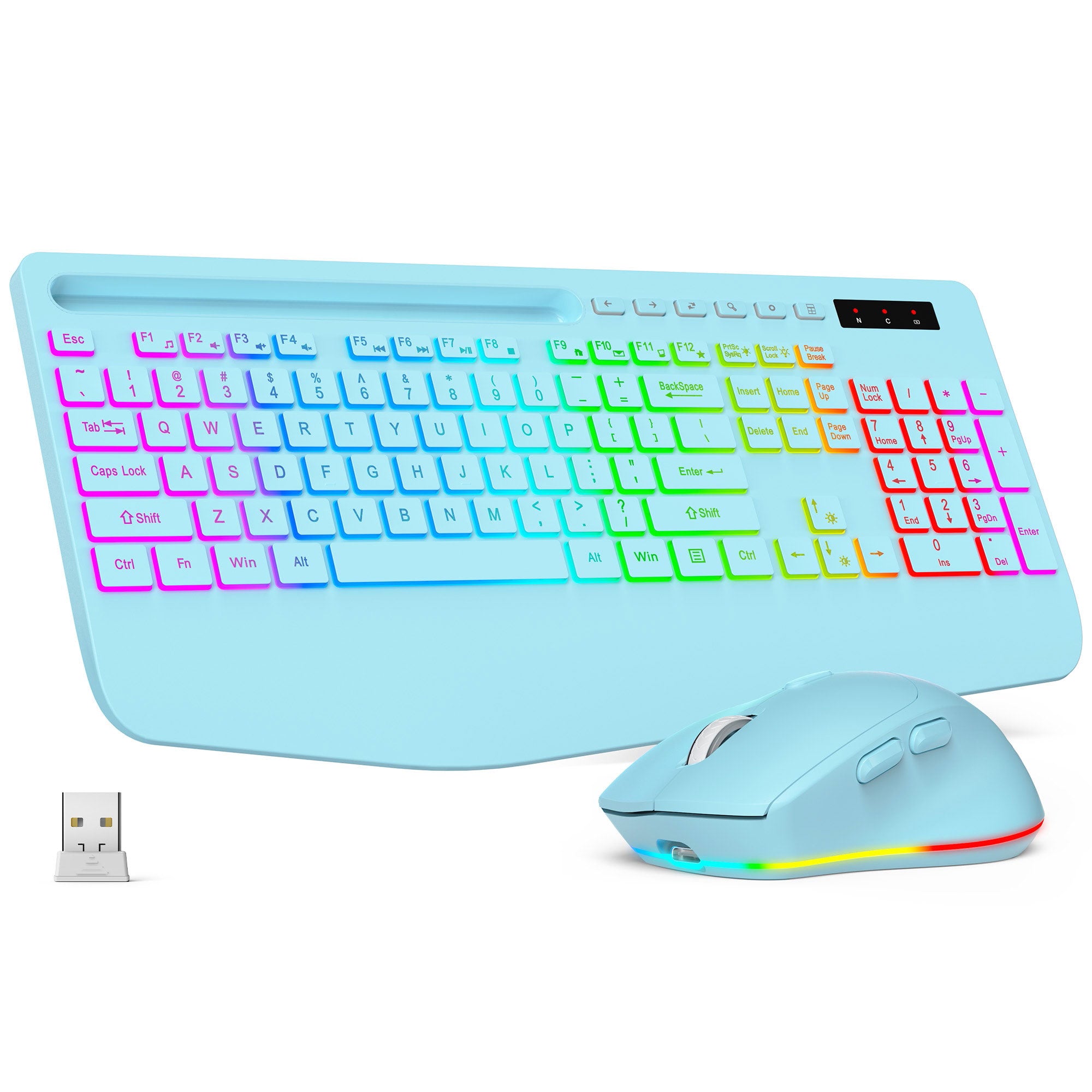 Sablute Wireless Keyboard and Mouse Combo KM22 Max