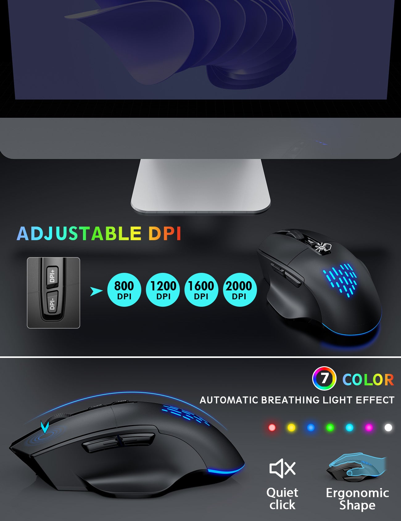 Wireless Keyboard and Mouse KM22 Ultra