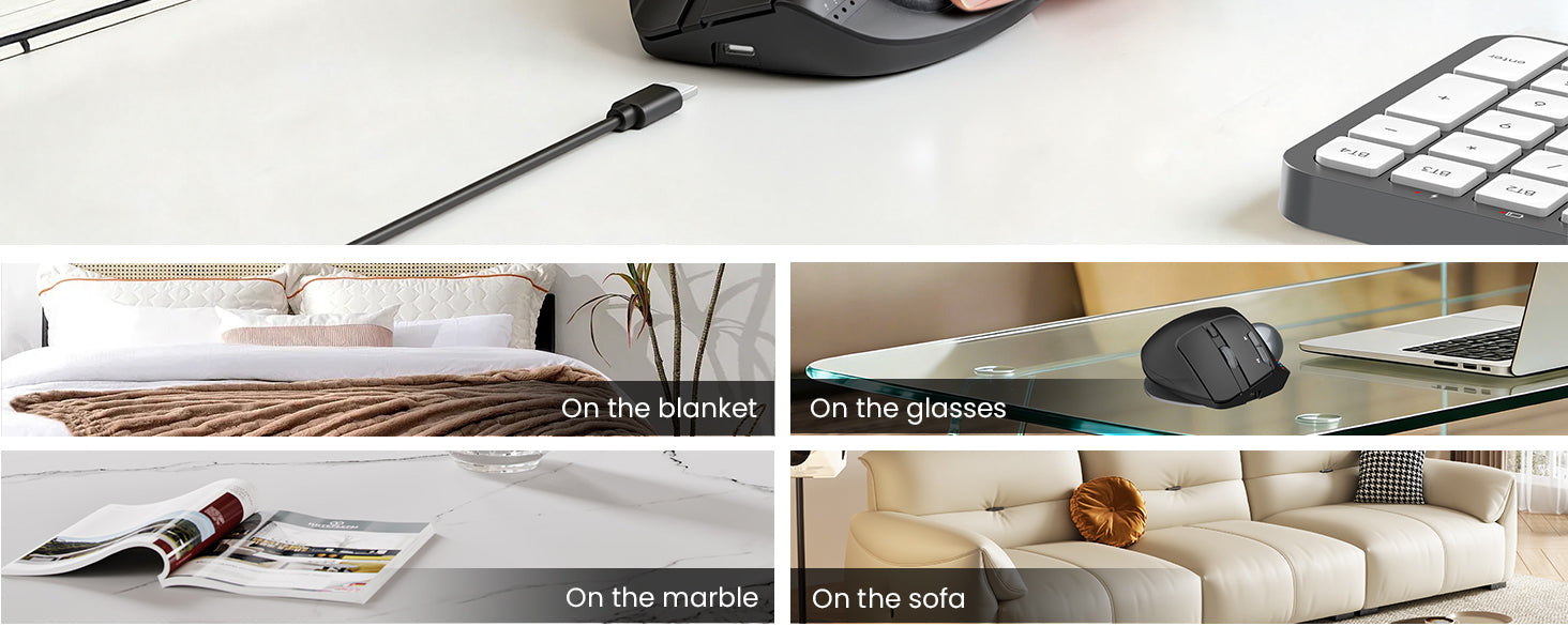 Sablute Ergonomic trackball mouse