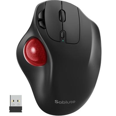 Sablute Wireless Trackball Mouse with Thumb Control MAM2