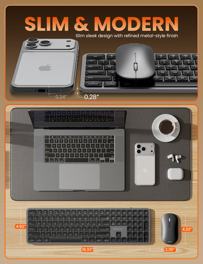 Sablute Bluetooth Keyboard and Mouse Combo for Mac KMA2