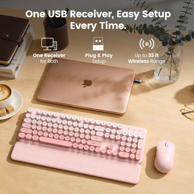 Wireless Keyboard and Mouse Combo CK23Plus