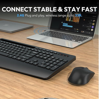 Wireless Keyboard and Mouse Combo KM23