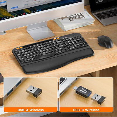 Wireless Keyboard and Mouse Combo MA22 Plus