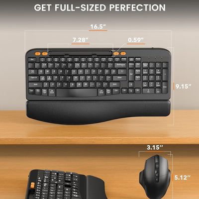 Wireless Keyboard and Mouse Combo MA22 Plus