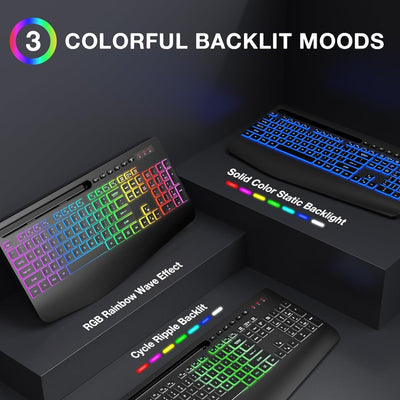 Wireless Keyboard and Mouse Combo KM22 Max