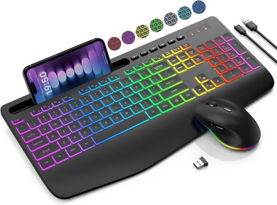 Wireless Keyboard and Mouse Combo KM22 Max