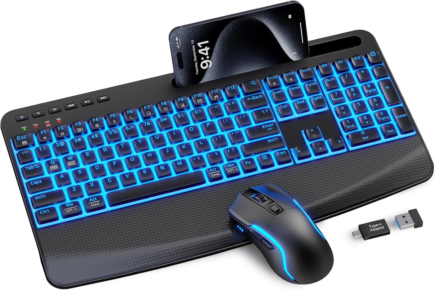 Wireless Keyboard and Mouse Combo, KM25Pro