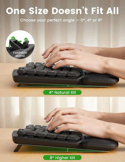Sablute Ergonomic Wireless Keyboard and Mouse Combo MA41
