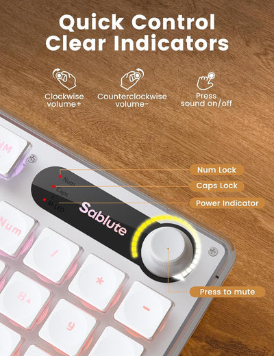Sablute RGB Wireless Keyboard and Mouse Combo KM41 Pro