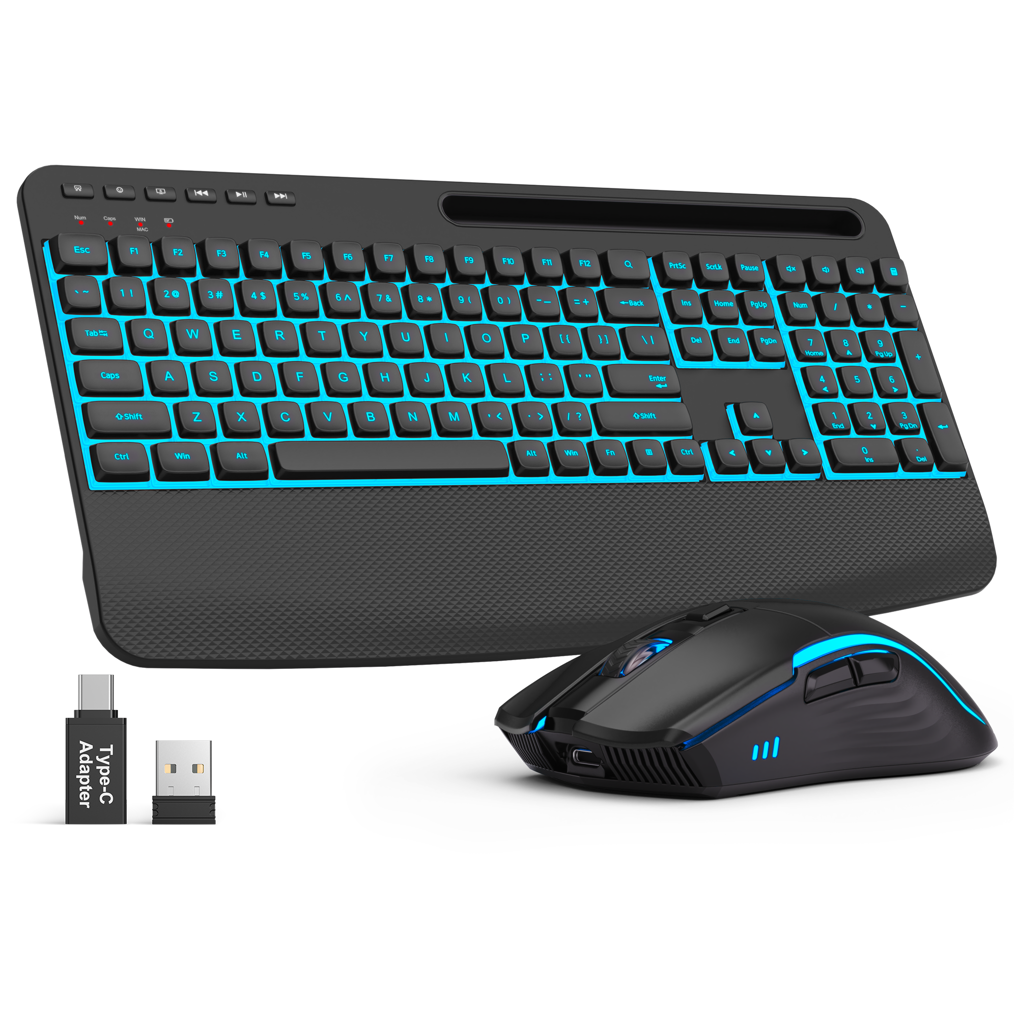 Wireless Keyboard and Mouse Combo, KM25Pro