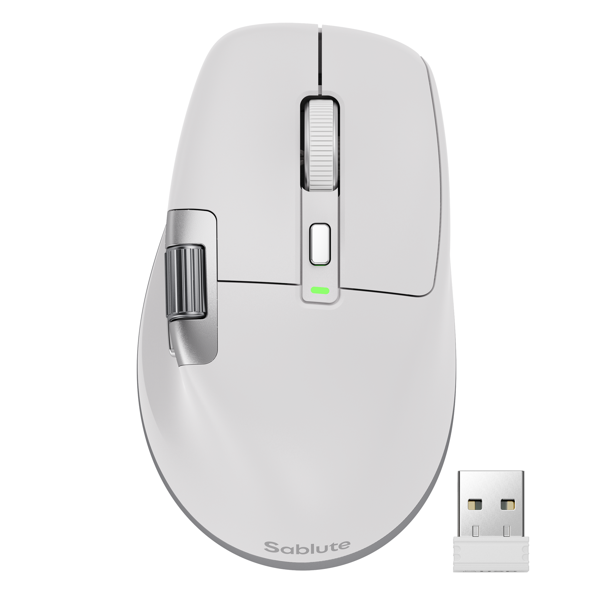 Sablute MAM6 Ergonomic Wireless Mouse with Ultra-Fast Scrolling