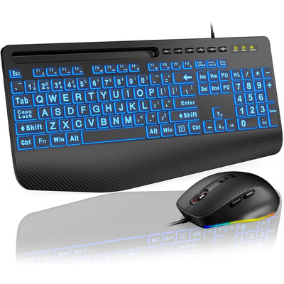Sablute KM21Pro Wired Keyboard Mouse Combo