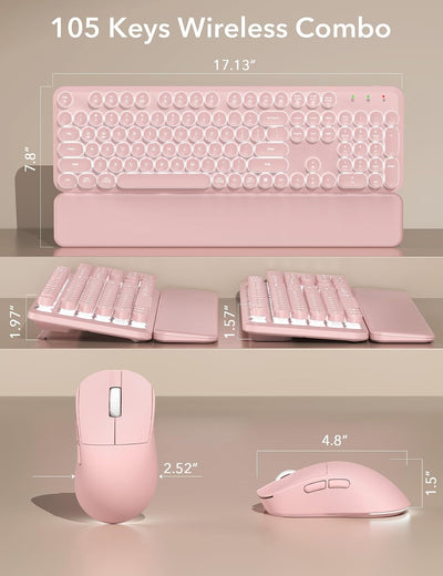 Sablute Wireless Backlit Keyboard and Mouse Combo CK23 Pro