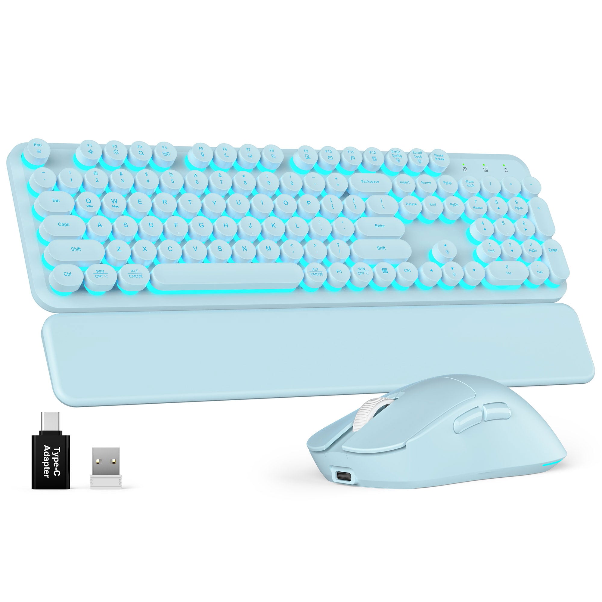 Sablute Wireless Backlit Keyboard and Mouse Combo CK23PRO
