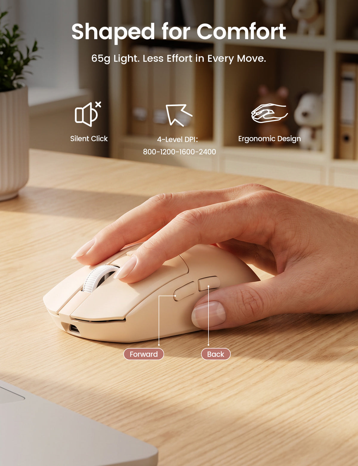 Sablute KM81 Jelly-Style Wireless Mechanical Keyboard & Mouse Combo