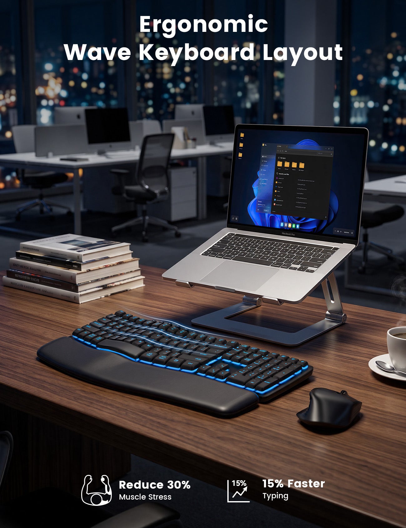 SABLUTE M41 Pro Wireless Keyboard and Mouse Combo