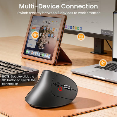 Sablute Ergonomic Vertical Wireless Mouse for S/M Hands MAM51