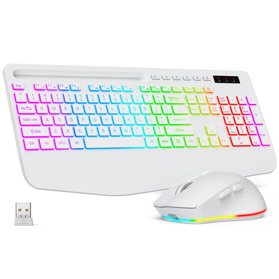 Sablute Wireless Keyboard and Mouse Combo KM22 Max
