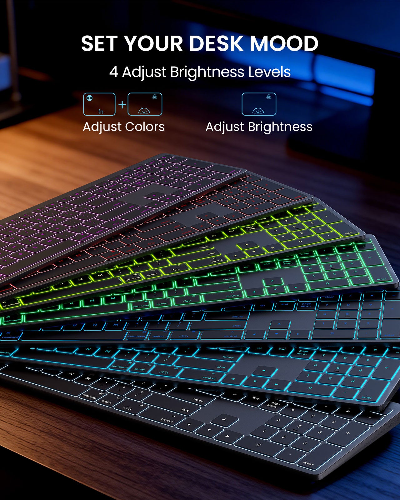 Sablute Wireless Keyboard and Mouse Combo for Mac KMA1 Pro