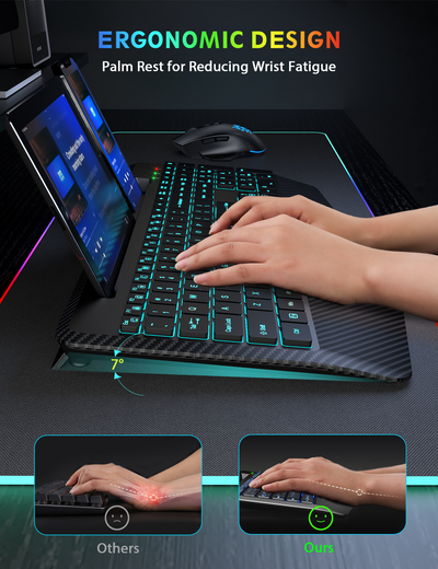 Wireless Keyboard and Mouse KM22 Ultra