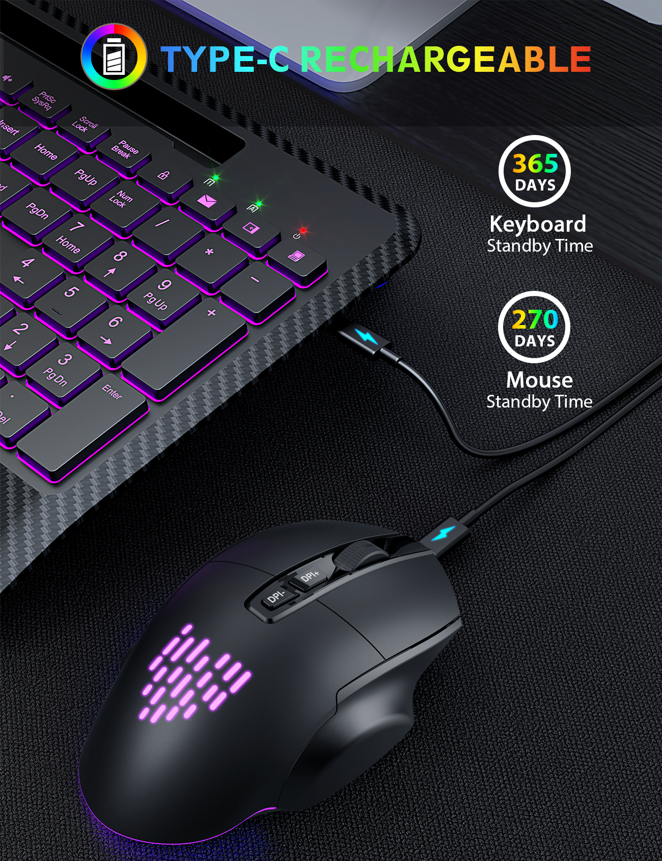 Wireless Keyboard and Mouse KM22 Ultra