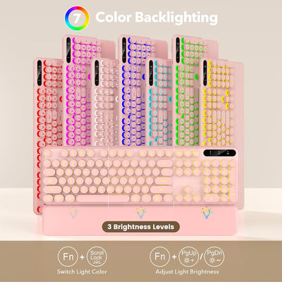 Sablute Wireless Backlit Keyboard and Mouse Combo CK23PRO