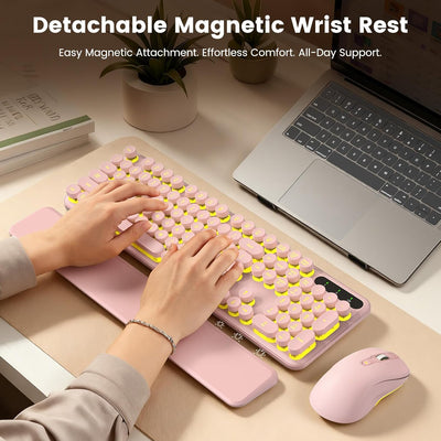 Sablute Wireless Backlit Keyboard and Mouse Combo CK23PRO
