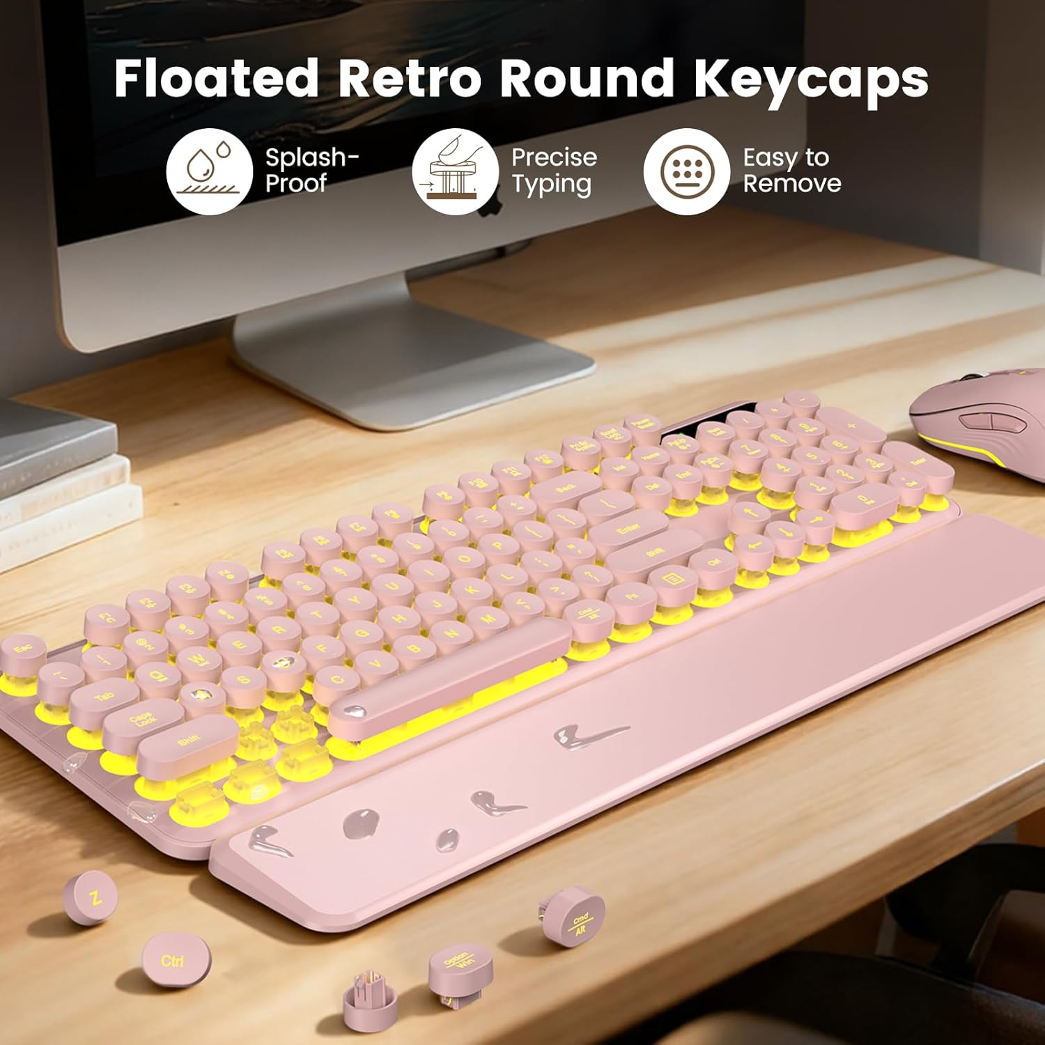 Sablute Wireless Backlit Keyboard and Mouse Combo CK23PRO